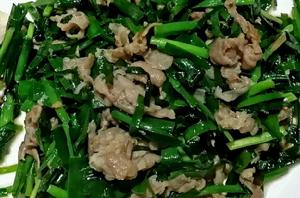 韭菜炒羊肉 韭菜炒羊肉