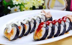 紫菜胡蘿蔔魷魚卷 紫菜胡蘿蔔魷魚卷