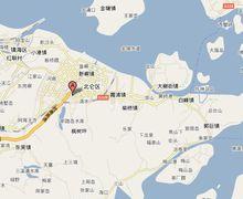 浙江省寧波市煙墩村區域地圖