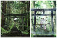 《螢火之森》中的神社與熊本縣的護國神社