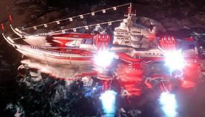 遊戲中的將軍戰艦