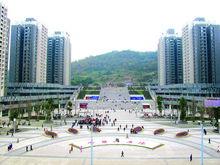 綦江營盤山廣場全景圖