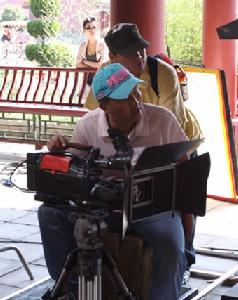 《神探狄仁傑前傳》片場