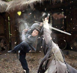 《武林猛虎》曲亮鵬與釋小龍比武