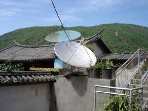 小瓦鍋村基礎設施-衛星電視接收