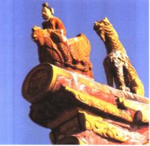 仙人[古代建築檐角上最外面的小像]