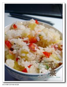 土豆培根炒飯
