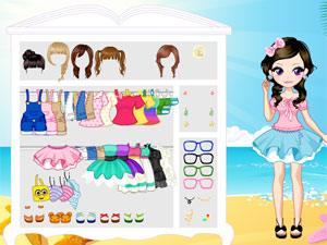 沙灘可愛美眉 沙灘可愛美眉