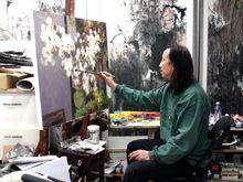 周世麟教授在天津美術學院的工作室