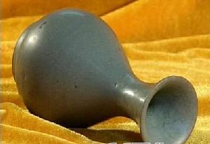 天青釉玉壺春瓶 天青釉玉壺春瓶