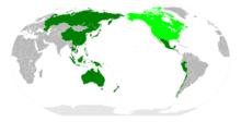 綠色：已加入APEC國家