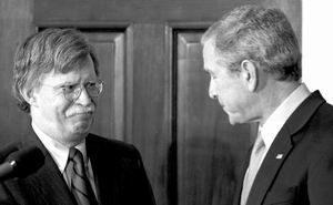 2005年，布希通過休會任命，將博爾頓任命為新任駐聯合國大使