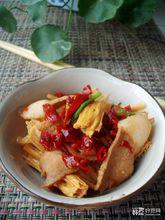 腐竹炒肉片