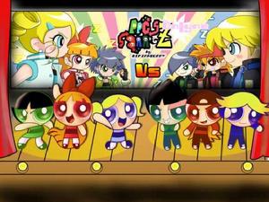 飛天小女小警打網球 飛天小女小警打網球