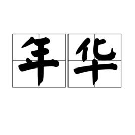 年華[漢語辭彙]