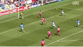 2000年歐洲杯的倒鉤射門