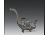 （圖）東周文物——龍形燈