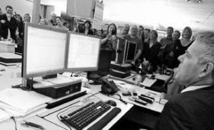 紐西蘭報聯社資深編輯凱文&middot;諾奎在播發最後一則新聞稿。