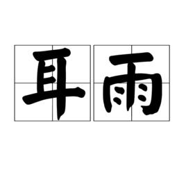 耳雨 耳雨