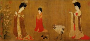 《簪花仕女圖》