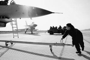 基地的殲-10戰機