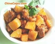腐乳紅燒土豆雞塊 腐乳紅燒土豆雞塊