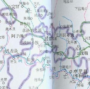 卓洛回族鄉位於臨潭縣西北部