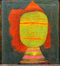 演員面具 1924年 37x34cm 保羅&middot;克利