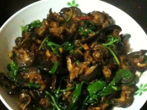 生炒螺肉 生炒螺肉