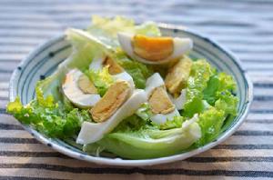 雞蛋拌生菜 雞蛋拌生菜