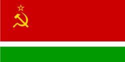 立陶宛蘇維埃社會主義共和國曾用國旗