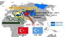 泛突厥主義所指地區詳圖