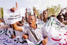 蘇丹民眾示威抗議