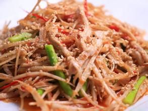 芝麻肉絲炒牛蒡 芝麻肉絲炒牛蒡