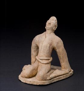 南北朝白陶舞俑二(臨沂市博物館藏)