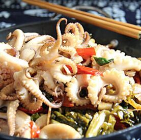 酸菜八爪魚 酸菜八爪魚