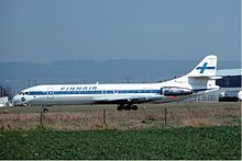 卡拉菲10B3 Super B型客機（1976年攝於瑞士巴塞爾機場）