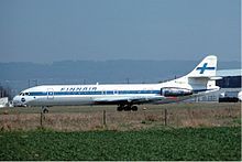 卡拉菲10B3 Super B型客機（1976年攝於瑞士巴塞爾機場）
