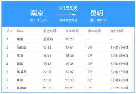 K155次列車 K155次列車
