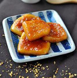 油煎糖年糕 油煎糖年糕