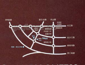 海信&middot;依雲小鎮交通圖