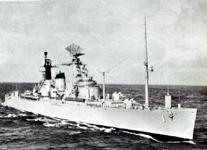 改裝完成的北安普敦號巡洋艦