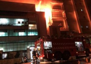 4&middot;28桃園工廠火災事故現場