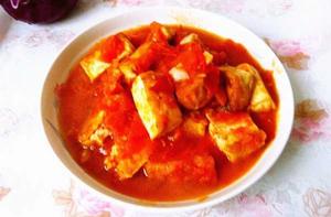 西紅柿燒豆腐 西紅柿燒豆腐