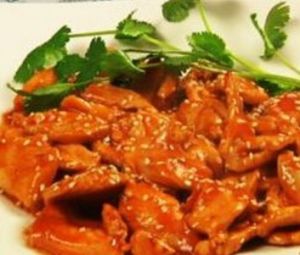 茄汁芝麻燴雞脯 茄汁芝麻燴雞脯