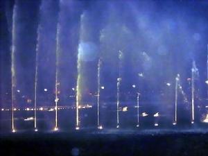 南昌秋水廣場的音樂噴泉