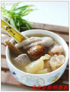 黨參花膠燉鹿筋 黨參花膠燉鹿筋