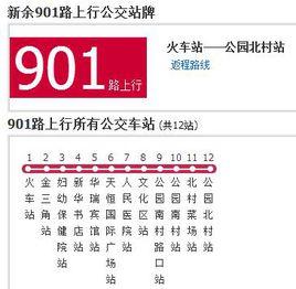 新余公交901路 新余公交901路