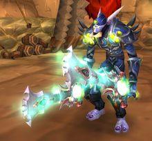 野蠻角鬥士的軍刀加附魔貓鼬