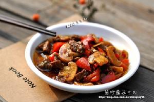醬炒蘑菇牛肉